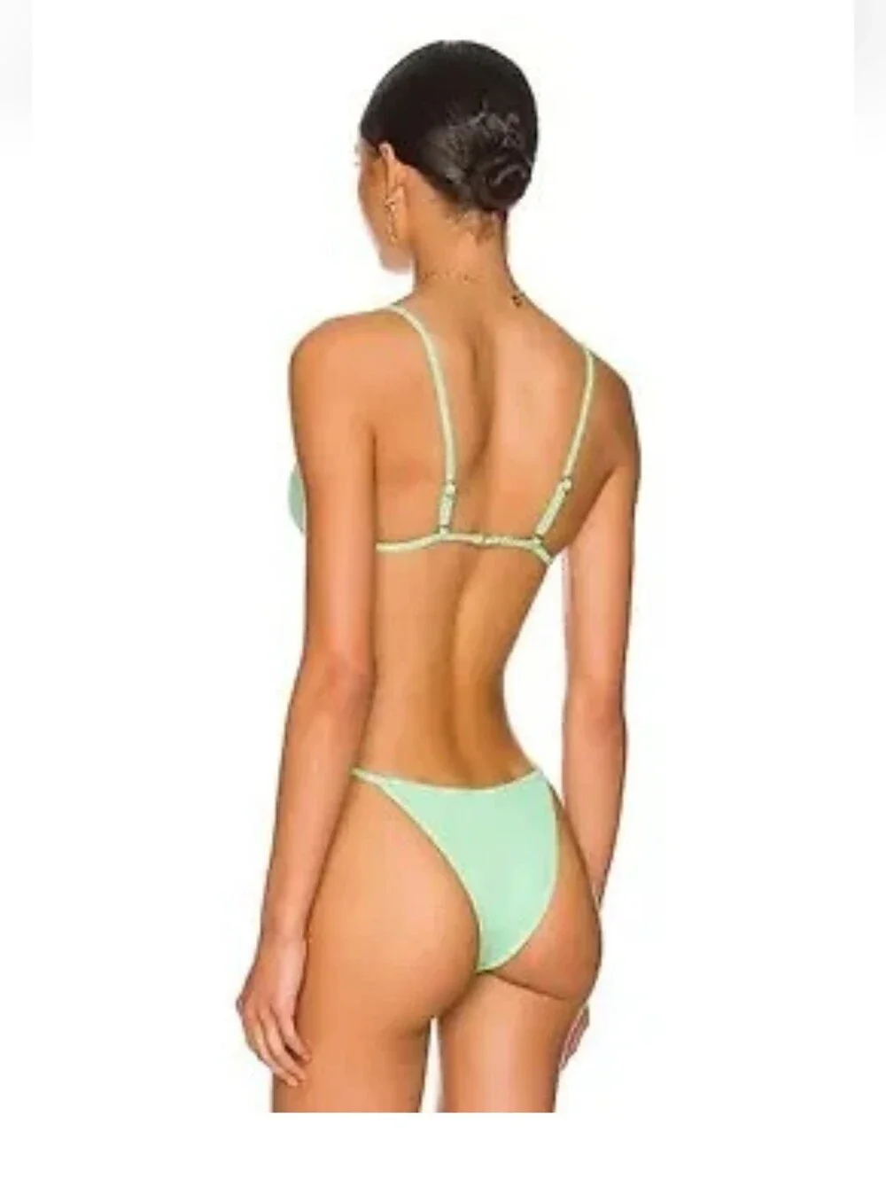 **NWT** Peixoto MINT RIB Bomba Triangle Bikini Swim Top & Bottom Size 28 MEDIUM